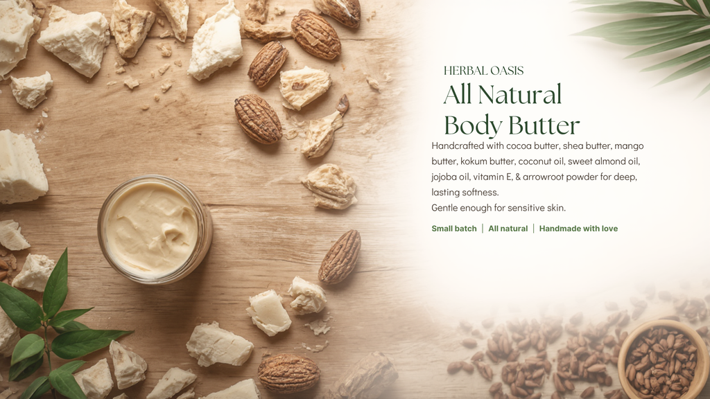 Whipped Body Butter - Deep Moisture - Silky Soft Skin - Velvety, Non-Greasy Finish