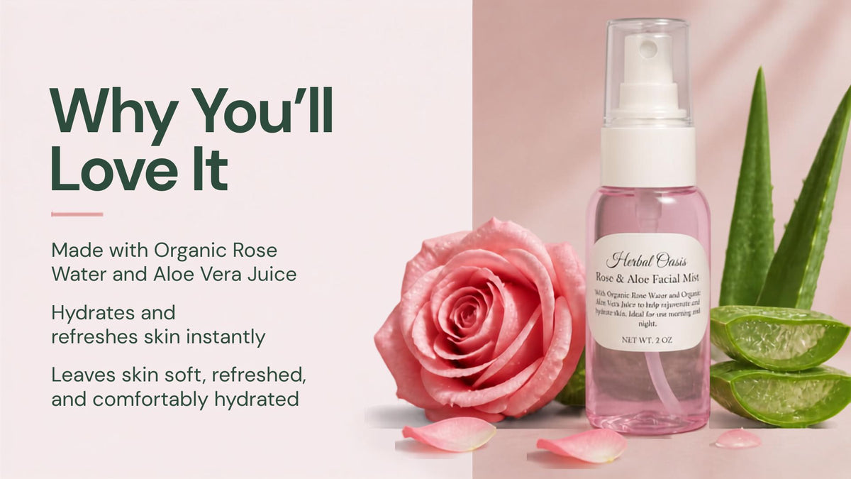 Herbal Oasis Rose & Aloe Facial Mist