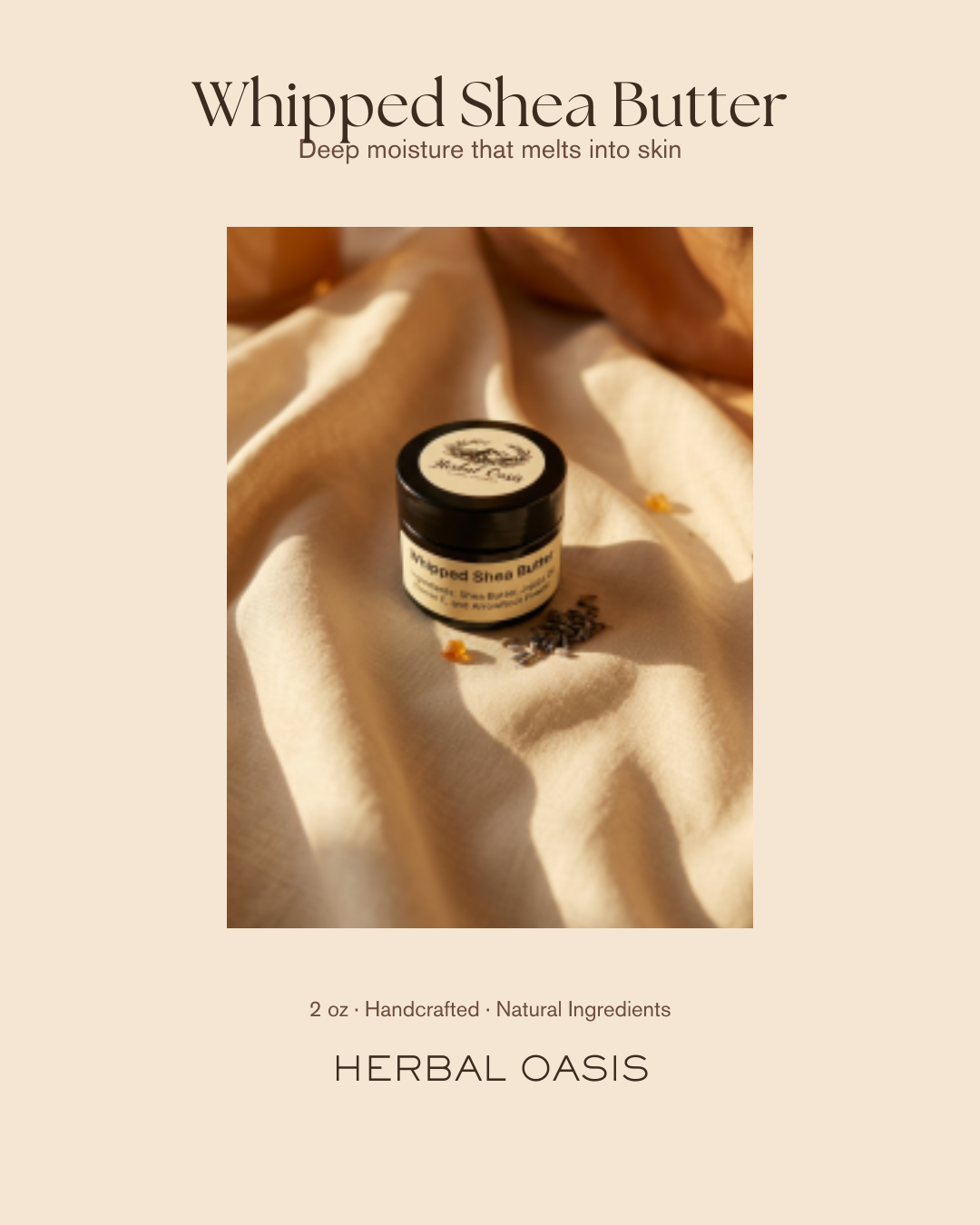 Whipped Body Butter - Deep Moisture - Silky Soft Skin - Velvety, Non-Greasy Finish