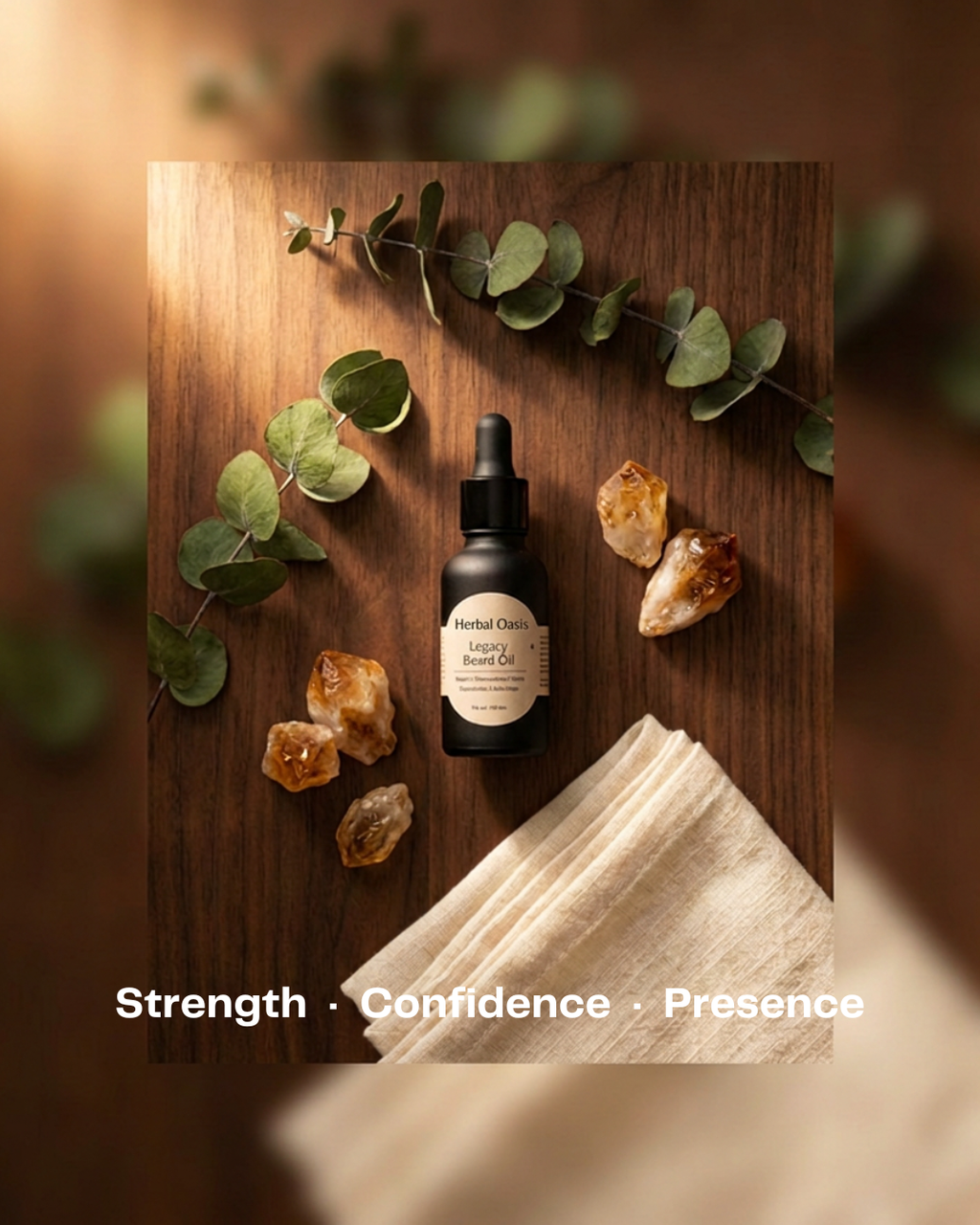 Legacy Beard Oil – Botanical Blend for Softening, Conditioning All Facial Hair